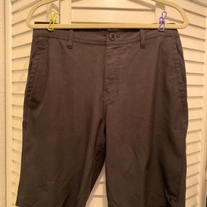 O’NEILL Men’s Hybrid Shorts size 30 Black/Gray Zip Front NWOT